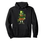 Funny Retro Leprechaun Beer St. Patrick’s Day Hoodie