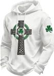 Men's St. Patrick's Day Celtic Cross Hoodie