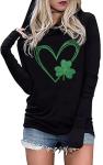 St. Patrick's Day Shamrock Graphic T-Shirt for Women