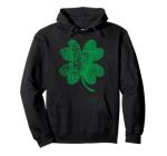 Retro Four Leaf Clover St. Patrick's Day Hoodie