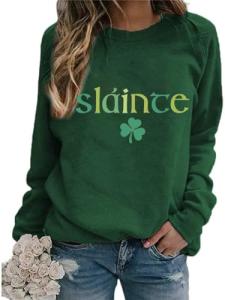 Leopard Shamrock St. Patrick's Day Tee for Women