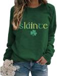 Leopard Shamrock St. Patrick's Day Tee for Women