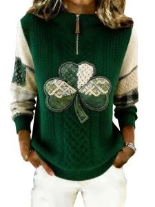 Women's Retro St. Patrick's Day Lucky Tee