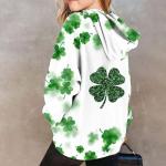 Cute Heart Graphic Oversized Hoodie for Teens