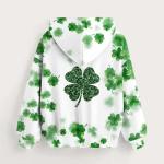 Cute Heart Graphic Oversized Hoodie for Teens