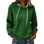Women's Green Shamrock Long Sleeve St. Patrick's Shirt