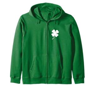 Lucky St. Patrick's Day Zip Up Hoodie
