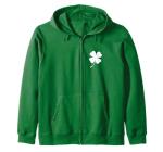 Lucky St. Patrick's Day Zip Up Hoodie