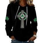 Women's St. Patrick's Day Celtic Cross T-Shirt