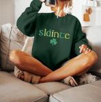 Leopard Shamrock St. Patrick's Day Tee for Women