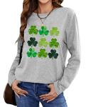 Women's St. Patrick's Day Clover Graphic Tee