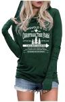 Funny Christmas Tree Farm Hoodie T-Shirt for Women