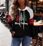 Merry Christmas Buffalo Plaid Tree Hoodie Shirt