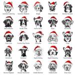 Custom Santa Paws Holiday Dog Sweatshirt