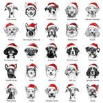 Custom Santa Paws Holiday Dog Sweatshirt