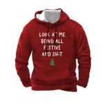 Festive and Funny Men's Christmas Tree T-Shirt