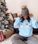 Funny Cat Christmas Sweatshirt for Women