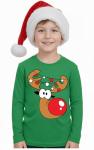 Cute Reindeer Ugly Christmas Shirt for Kids