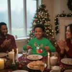 Cute Reindeer Ugly Christmas Shirt for Kids