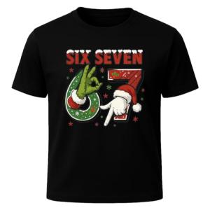 Funny Gen Alpha 67 Hand Sign Christmas T-Shirt