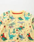 Dinosaur Print Toddler Christmas Sweatshirt 3T