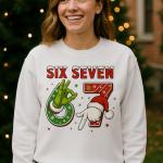 Funny Gen Alpha 67 Hand Sign Christmas T-Shirt
