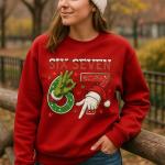 Funny Gen Alpha 67 Hand Sign Christmas T-Shirt