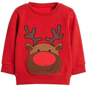 Kids Christmas Reindeer Crewneck Sweatshirt 5T