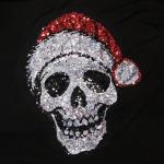 Vintage Gothic Skull Off-The-Shoulder T-Shirt