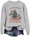 AHHYESS Christmas Hoodie for Women and Men