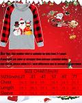 Toddler Christmas Plaid T-Shirt with Santa Design