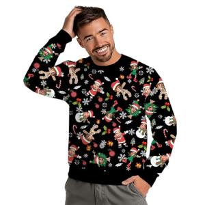 Personalized Funny Christmas Sweatshirts for Couples