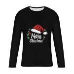 Merry Christmas Santa Hat Long Sleeve T-Shirt