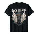Vintage Rock Music Guitar T-Shirt for Fans