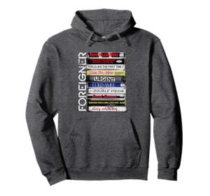 Foreigner 80s Rock Band Classic Hits Hoodie