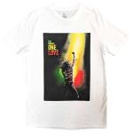 Bob Marley One Love T-Shirt - White, XXL
