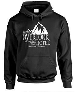 Goozler Overlook Hotel Scary Black Hoodie, XL