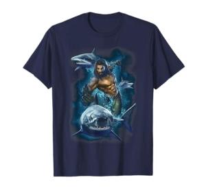 Aquaman Shark Swim Graphic T-Shirt
