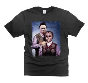 Step Brothers Halloween T-Shirt - Michael Myers Design