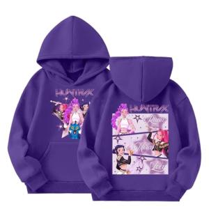 K-Pop Girls Long Sleeve Hoodie with Pockets