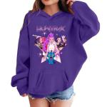 K-Pop Girls Long Sleeve Hoodie with Pockets