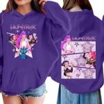 K-Pop Girls Long Sleeve Hoodie with Pockets