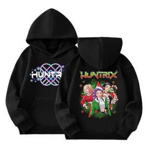 K-Pop Graphic Hoodies for Girls with Pockets