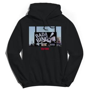 Bada Bing Black Hooded Sweatshirt for Everyone