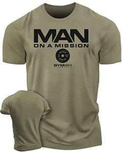 Man On A Mission Gym Workout T-Shirt - XL
