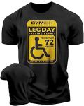 Leg Day Parking Permit Funny T-Shirt Gift Set