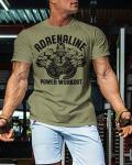 Adrenaline Power Workout T-Shirt for Men - Green