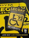 Leg Day Parking Permit Funny T-Shirt Gift Set