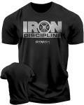 Iron Discipline Men's Workout T-Shirt - Black XL