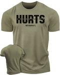 Funny Gym Workout Shirt for Men, Everything Hurts
